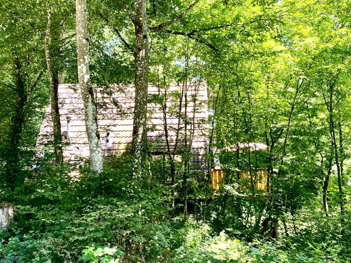 A- Frame Huisje Ardennen Durbuy Bagian luar foto