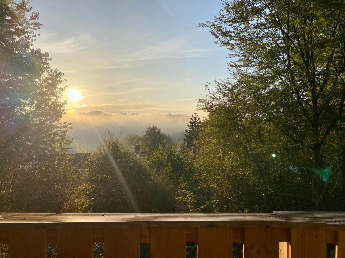 A- Frame Huisje Ardennen Durbuy Bagian luar foto